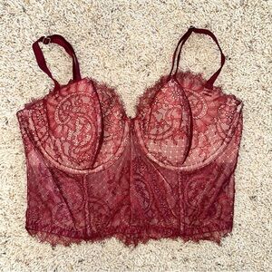 Victorias secret lace bustier
